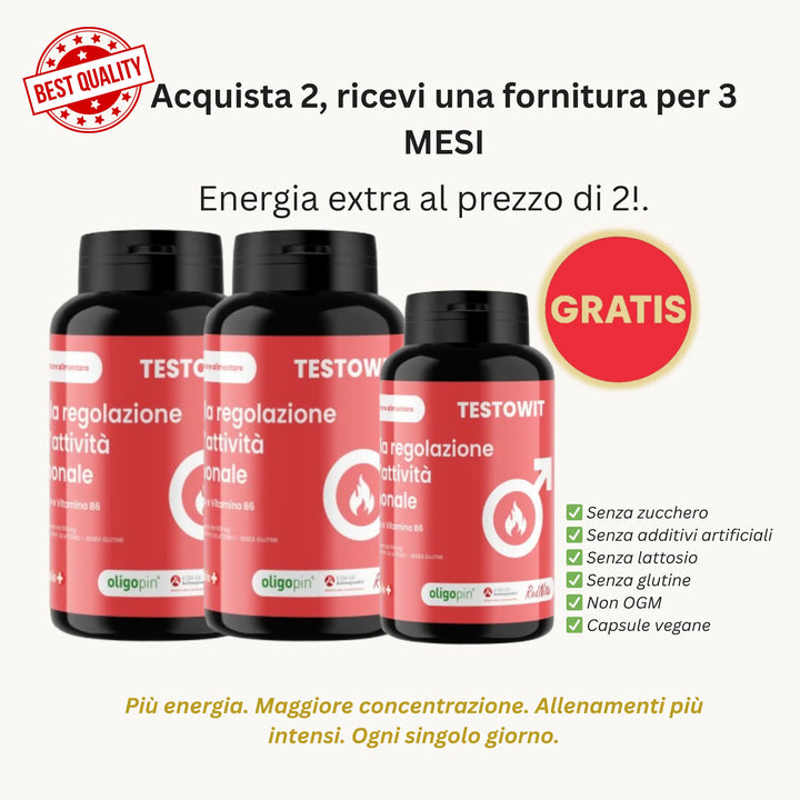 TESTOWIT - Hormonregelung 120 cps - 3x2 - ORBIS Lifestyle