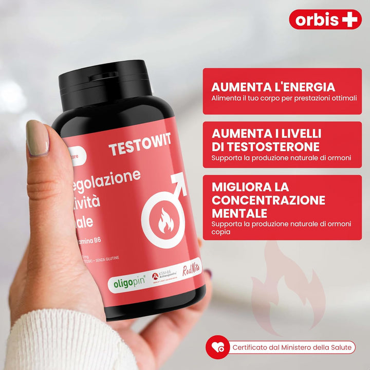 TESTOWIT - Hormonregelung 120 cps - 2x1 - ORBIS Lifestyle