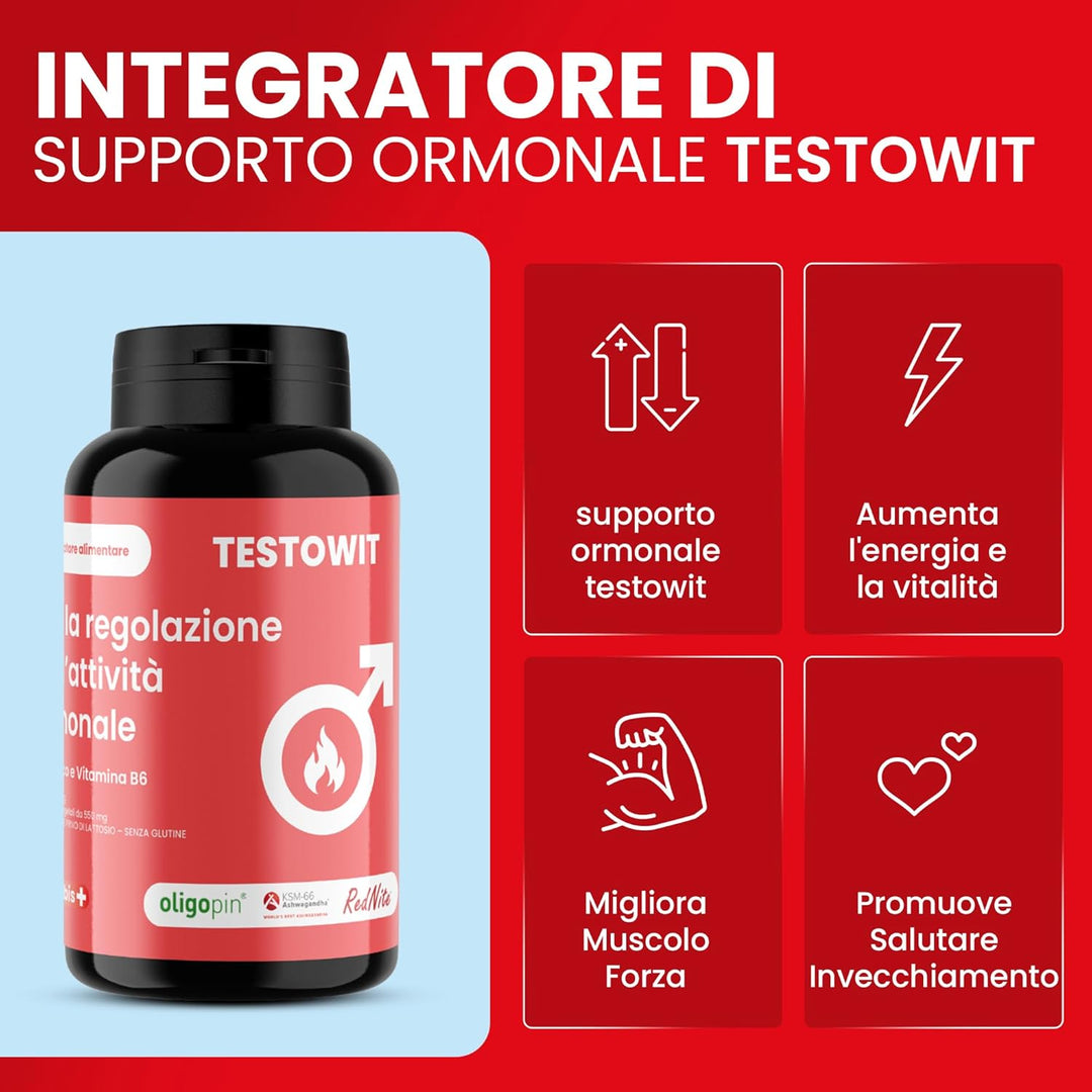 TESTOWIT - Hormonregelung 120 cps - 2x1 - ORBIS Lifestyle