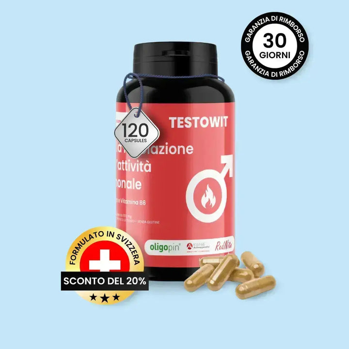 TESTOWIT - Hormonregulierung 120 cps NEU! PROMO ORBIS Lebensstil