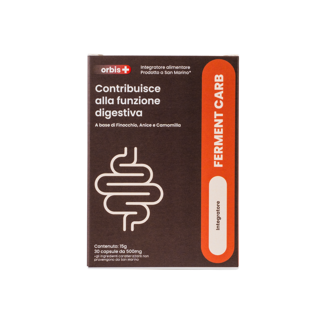 FERMENTCARB - Verdauungsenzyme und Probiotika (30 Kapseln) - ORBIS Lifestyle