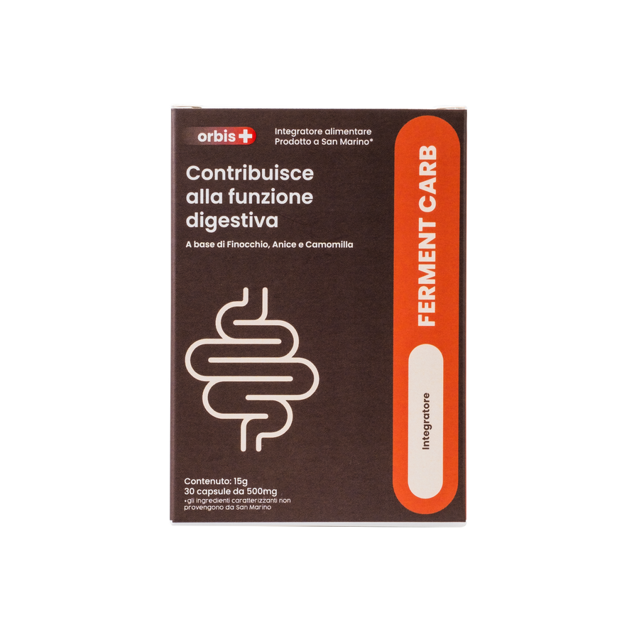 FERMENTCARB - Verdauungsenzyme und Probiotika (30 Kapseln) - ORBIS Lifestyle