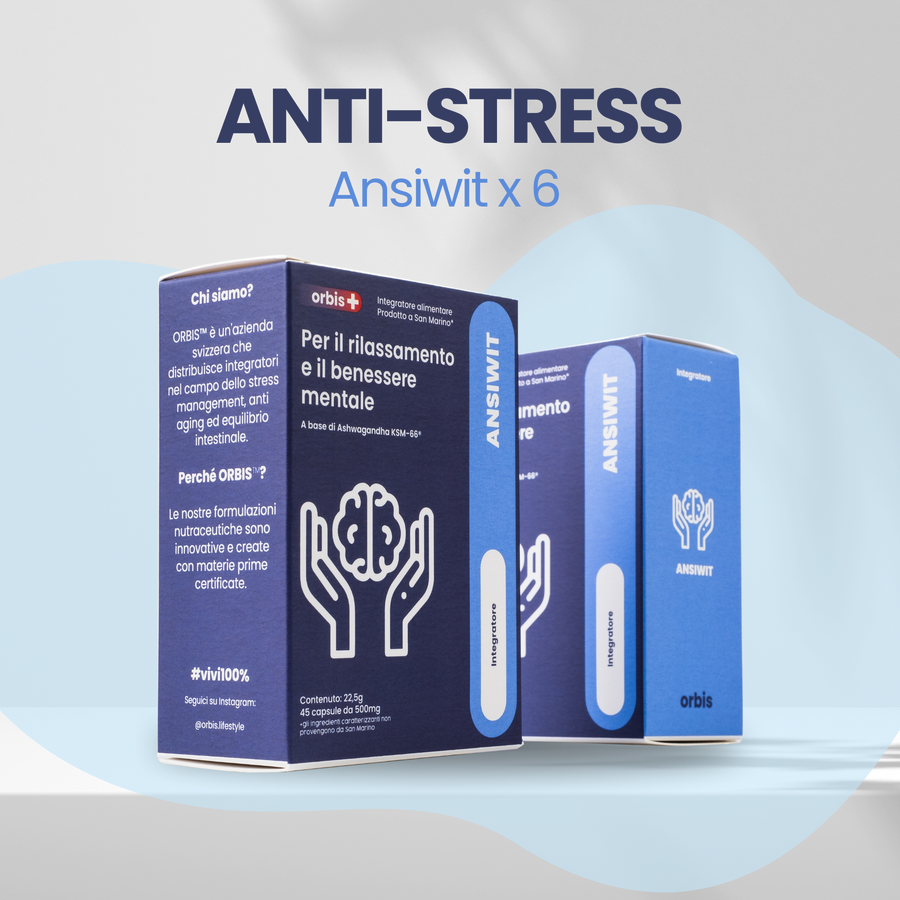🌼 ANTI-STRESS (6-Monats-Vorrat): ANSIWIT x 6 - ORBIS Lifestyle