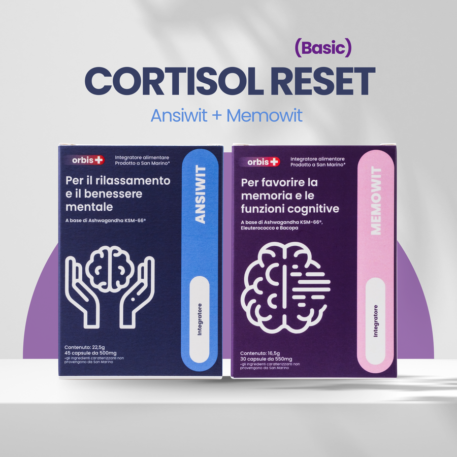 🌿 CORTISOL RESET (Basis): 2x ANSIWIT + 3x MEMOWIT - ORBIS Lifestyle