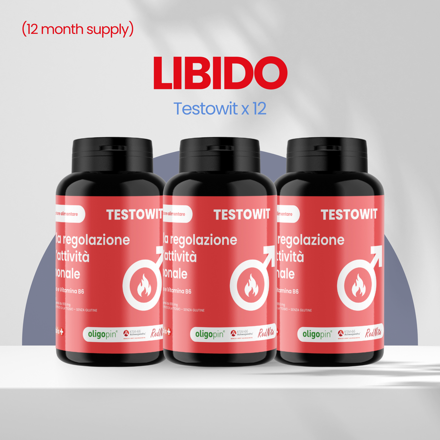 🔥 LIBIDO (12-Monats-Vorrat): TESTOWIT x 12 - ORBIS Lifestyle
