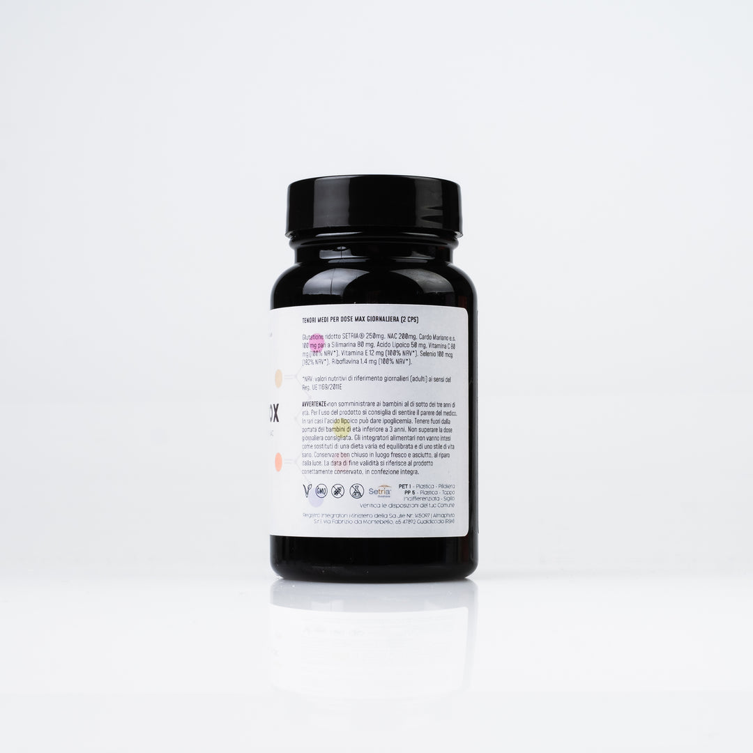 GLUTADETOX - Glutathion Setria® Pur mit NAC (60 Kapseln) - ORBIS Lifestyle