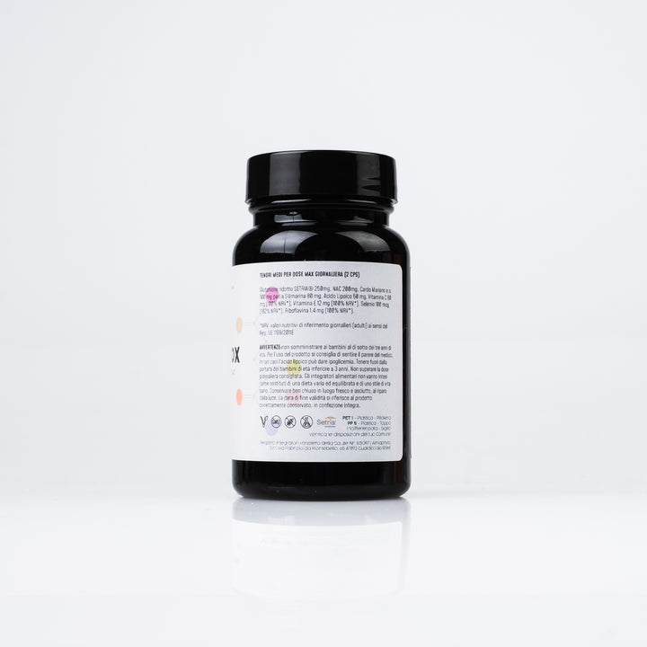 GLUTADETOX - Glutathion Setria® Pur mit NAC (60 Kapseln) - ORBIS Lifestyle