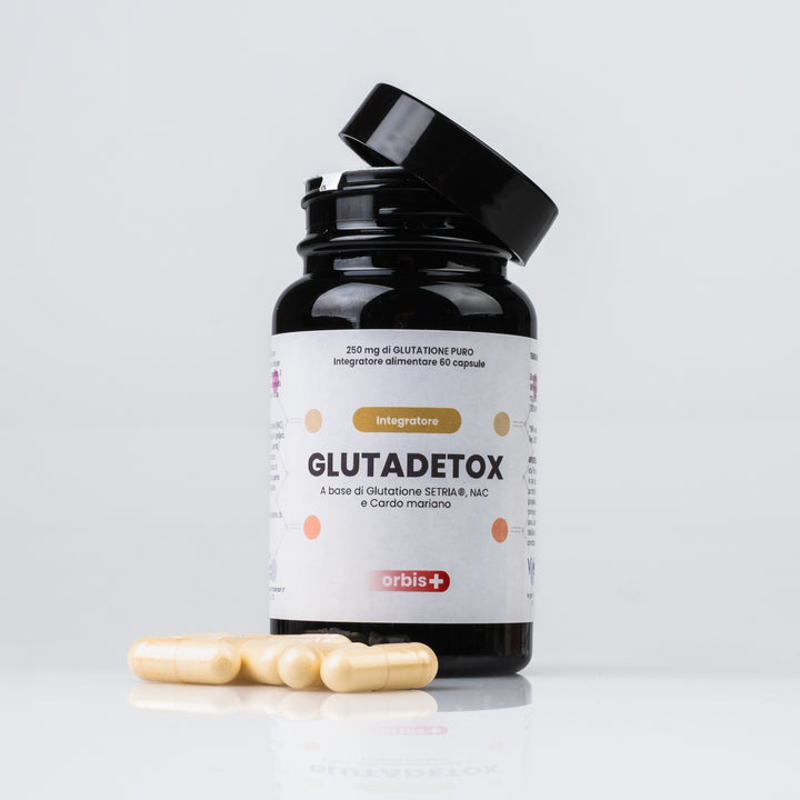 GLUTADETOX - Glutathion Setria® Pur mit NAC (60 Kapseln) - ORBIS Lifestyle