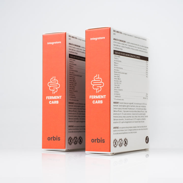 FERMENTCARB - Verdauungsenzyme und Probiotika (30 Kapseln) - ORBIS Lifestyle