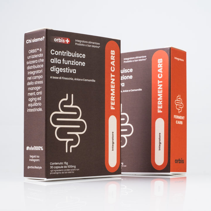 FERMENTCARB - Verdauungsenzyme und Probiotika (30 Kapseln) - ORBIS Lifestyle