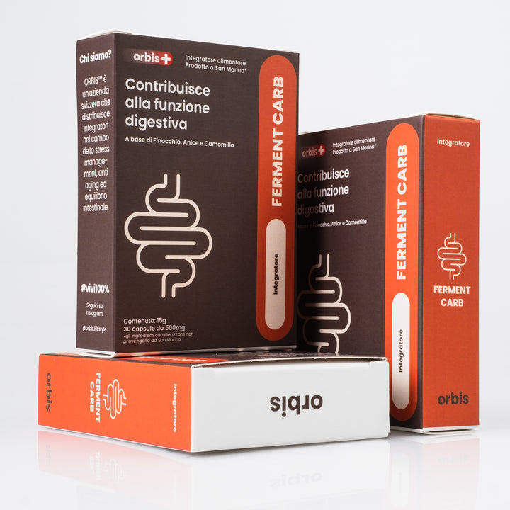 FERMENTCARB - Verdauungsenzyme und Probiotika (30 Kapseln) - ORBIS Lifestyle