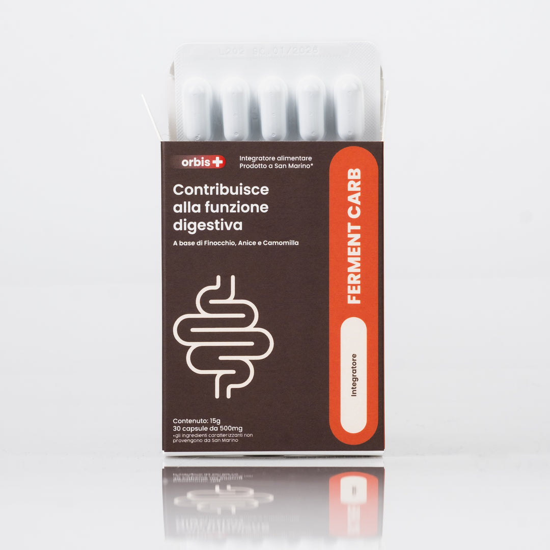 FERMENTCARB - Verdauungsenzyme und Probiotika (30 Kapseln) - ORBIS Lifestyle
