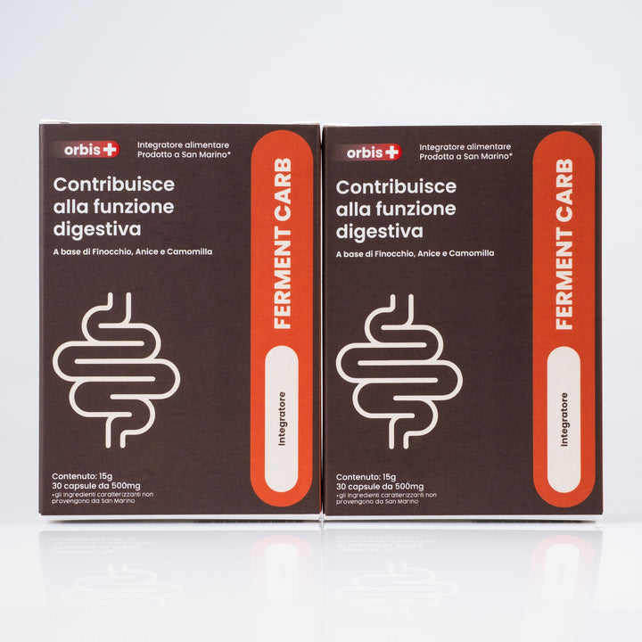 FERMENTCARB - Verdauungsenzyme und Probiotika (30 Kapseln) - ORBIS Lifestyle