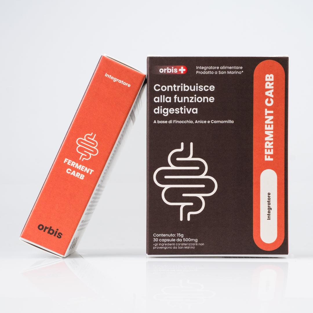 FERMENTCARB - Verdauungsenzyme und Probiotika (30 Kapseln) - ORBIS Lifestyle