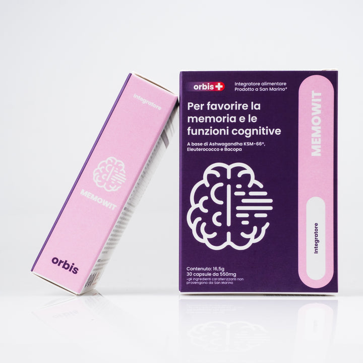 MEMOWIT - Ashwagandha KSM-66® und Vitamin B12 (30 Kapseln) - ORBIS Lifestyle
