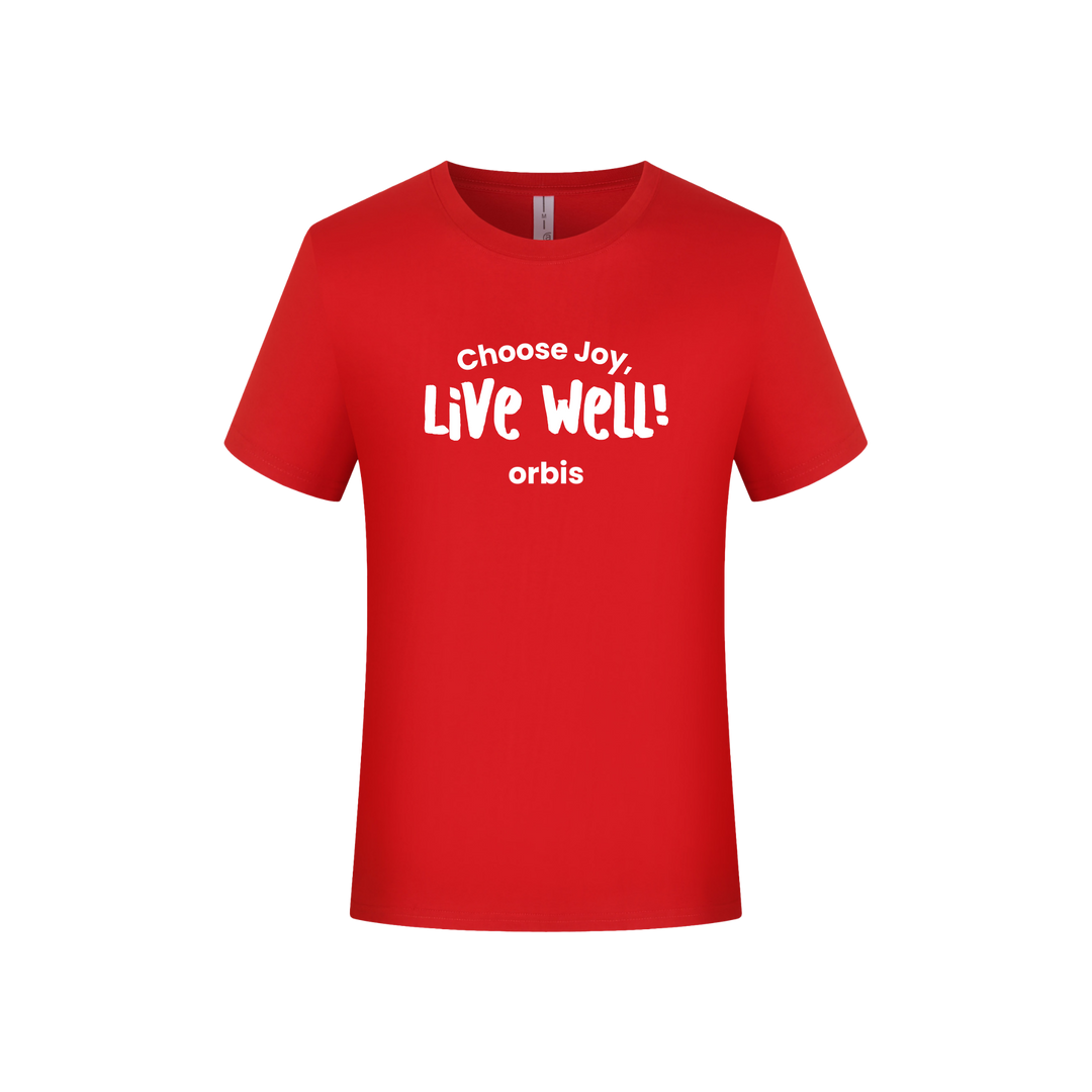 T-Shirt orbis+ "Wähle Freude, lebe gut!" 👕✨ - ORBIS Lifestyle