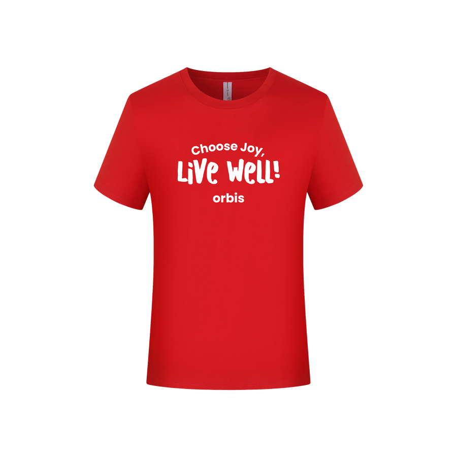 T-Shirt orbis+ "Wähle Freude, lebe gut!" 👕✨ - ORBIS Lifestyle